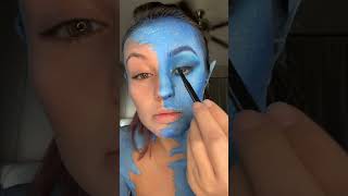 Avatar body paint process 🦋 in honor of the new release (visit my channel if you