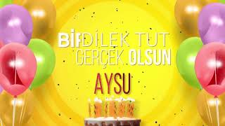 Aysu - İyi Ki Varsın İyi Ki Doğdun Aysu