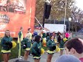 Oregon Ducks cheerleaders at ESPN College Gameday 10-30-2010