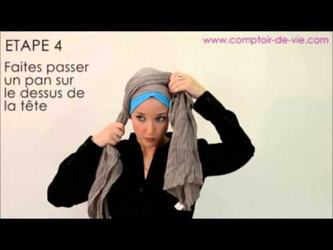 comment mettre hijab chale