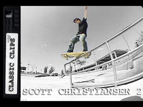 Scott Christiansen Skateboarding Classic Clips #153 Part 2