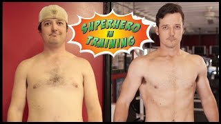 Superhero Workout 10-Week Transformations! - Clint & MysteryGuitarMan