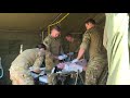 Australian Army Medics, Nurses and Doctors conduct simulated casualty drill