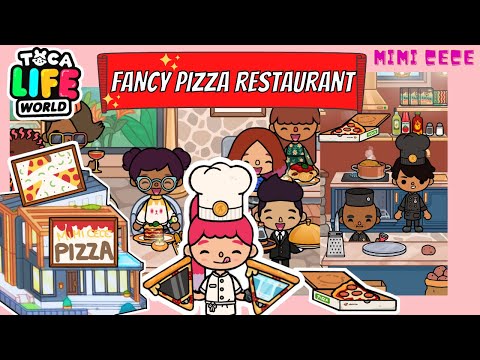 NHÀ HÀNG PIZZA SANG TRỌNG 🍕✨Hướng Dẫn Trang Trí Toca World | FANCY PIZZA RESTAURANT