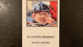 Wayne Amende Memorial Service