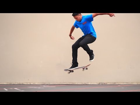 HOW TO SKATEBOARD | POP SHOVE IT WITH GABE CRUZ