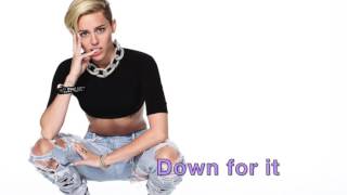 Watch Miley Cyrus Down For It video