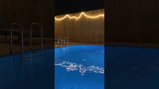 Dreamland Deluxe Sapanca Bungalov Gece Havuz Ortamı