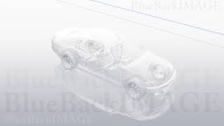 映像素材 動画素材 自動車 車 カー エレクトロニクス センサー メカニズム 電子 Car Electronics 3Aa HD