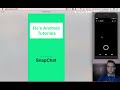 Android App Tutorials - Build An App Like Snapchat Ep. 1