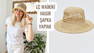 Lc Wai̇ki̇ki̇ Hasir Örgü Şapka Yapimi Kağit İp Şapka Yapimi