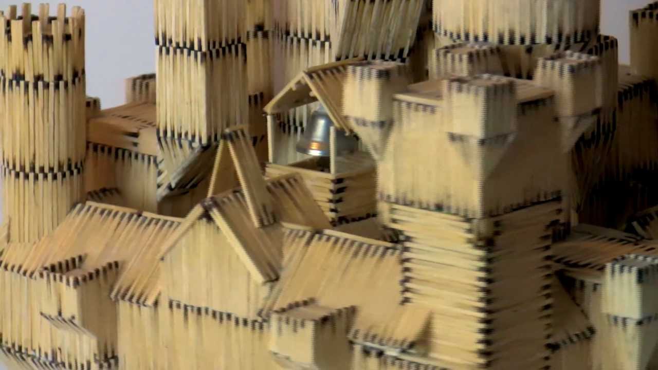 zamek z zapałek - YouTube Shakira Waka Waka