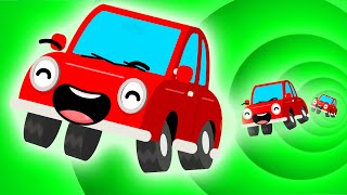 10 Küçük Araba - Kırmızı Arabalar Şarkısı
