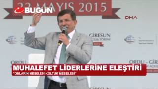 DAVUTOĞLU'NDAN 'KOLTUK' MESAJI