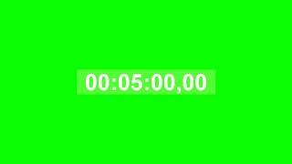 Секундомер 5 Минут Со Звуком Зеленый Фон \ Stopwatch 5 Minutes With Sound Green Background