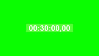 Таймер 30 Минут Со Звуком Зеленый Фон \ Timer 30 Minutes With Sound Green Background