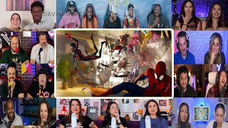Spider Society Hunts Miles Morales Scene - Spider-Man Across The Spider-Verse Reaction Mashup