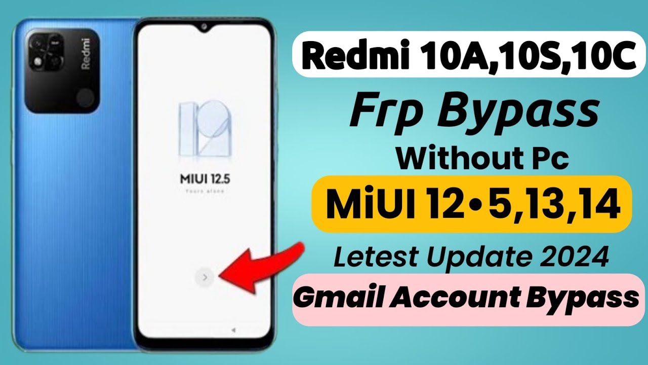 Redmi 10A Frp Bypass || Google Account Remove Without Pc Redmi 10A Frp Bypass || Google Account Remove Without Pc