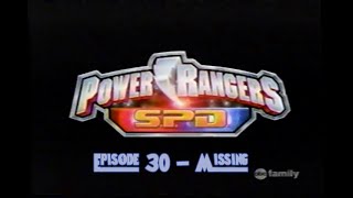 Power Rangers Spd Episode 30 - Missing 2005 On Jetixtoon Disney W Original Commercials Woc