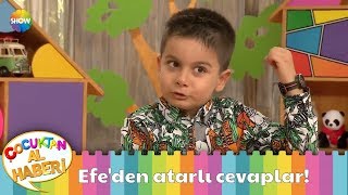 Efe Dadaktan Atarlı Cevaplar