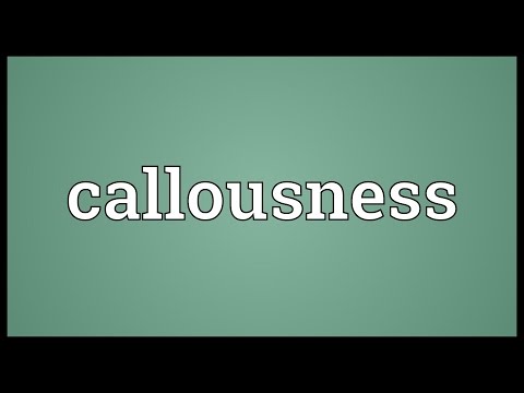 Header of callousness