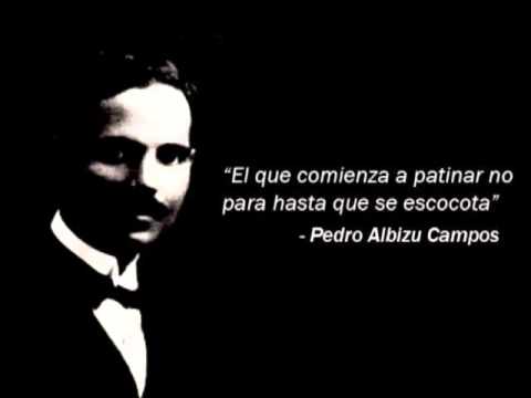 Pedro Albizu Campos - Discursos en Lares y Rio Piedras (1/12) - YouTube