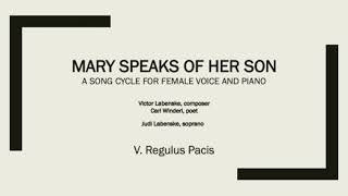 5. Regulus Pacis from Mary Speaks of Her Son