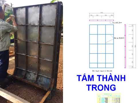 Bản vẽ ván khuôn cống U đúc sẵn 0982.588.533