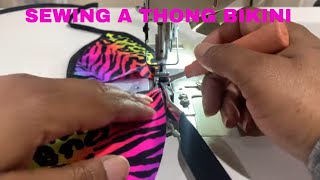 Diy The Fastest Way To Sew A Thong Bikini