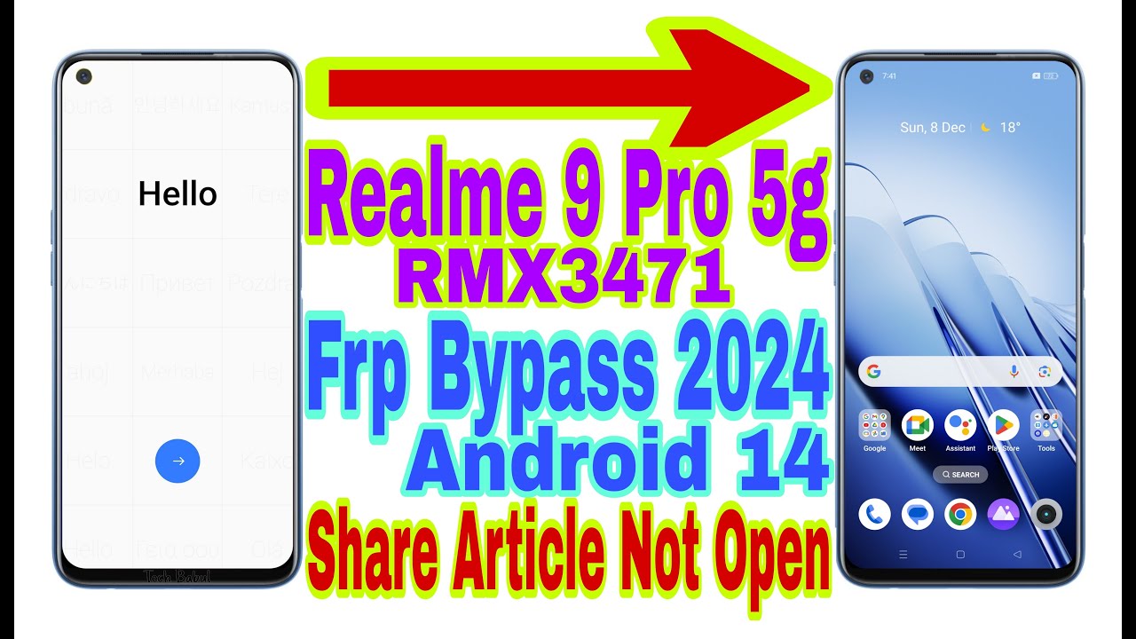Realme 9 Pro 5g (RMX3471) Android 14 Frp Bypass/Share Realme 9 Pro 5g (RMX3471) Android 14 Frp Bypass/Share