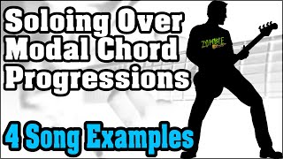 Soloing Over Modal Chord Progressions Using 4 Popular Song Examples