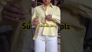 Perfect Cropped Shirt Hack What Do You Think ? Comment Below
