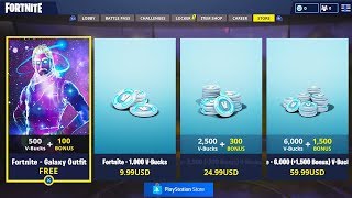 The New "Galaxy Skin" STARTER PACK.. GREAT NEWS! (Fortnite Battle Royale)