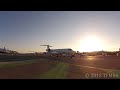 [HD] New year's video - G550 engine shut down at sunset