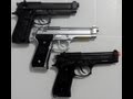 Pistola Taurus PT92 full metal green gas 6mm Preta blowback