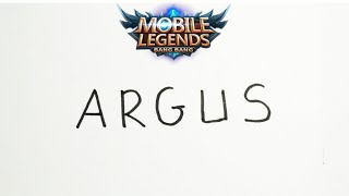 Keren , Menggambar Argus Mobile Legends Dari Kata Argus How To Draw Argus
