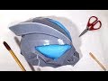How To Make Your Papercraft As Hard As Plastic? Let's Try It With Ultraman Geed Helmet ウルトラマンジードおもちゃ