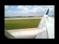 Continental Airlines Pushback, Taxi and Takeoff Fort Myers Intl