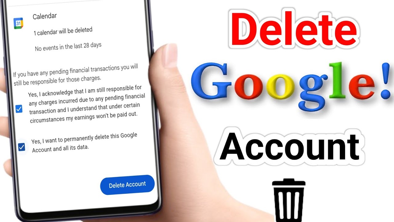 delete Google Account Permanently | google account delete Google Account Permanently | google account