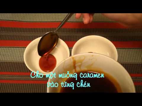Cách làm bánh Flan hấp cách thủy