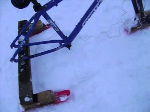 Снегокат из велосипеда своими руками Снегокат из велосипеда своими руками