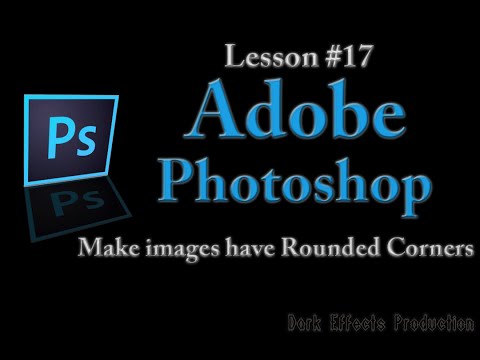 @Adobe @Photoshop CC Lesson 17 - Make Images have Rounded Corners