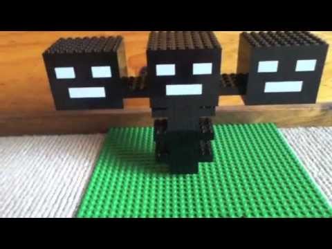 lego minecraft wither boss - YouTube