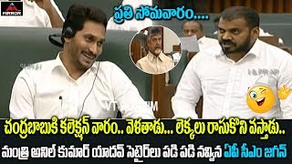 AP Minister Anil Kumar Yadav Funny Comments on Chandrababu Naidu | AP Assembly Live | Mirror TV