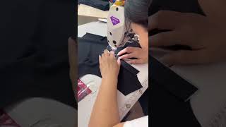 Behind The Scenes Polo Collar Yoga Dress Production