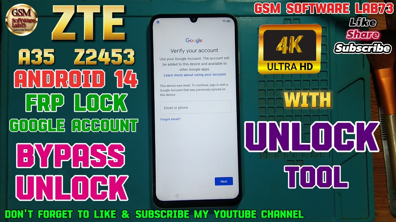 ZTE Blade A35 FRP Bypass || Android 14 || ZTE A35 Z2453 ZTE Blade A35 FRP Bypass || Android 14 || ZTE A35 Z2453
