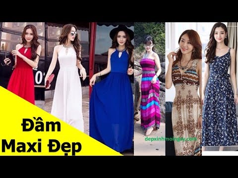 50 Mẫu ĐẦM MAXI đi biển đẹp, đi dự tiệc đẹp đang HOT mùa hè 2019 S1