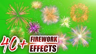 Fireworks Green Screen 40 Effects 4K Free Download Link
