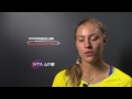 Interview Angelique Kerber (GER) - Porsche Tennis Grand Prix 2013