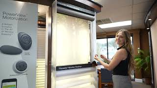 Hunter Douglas Pirouette Window Shadings using Cord Loop at Carolina Blinds